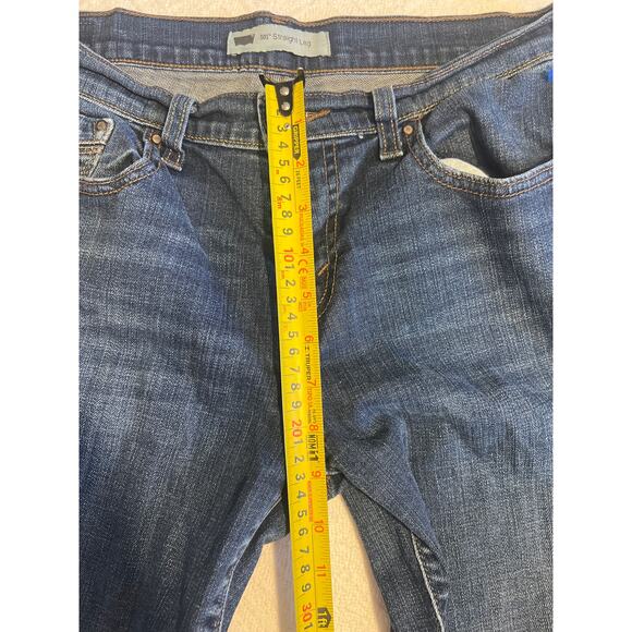 Levi’s Women’s 505 Straight Leg Blue Denim Jeans – Size 31x30 - Picture 4 of 8